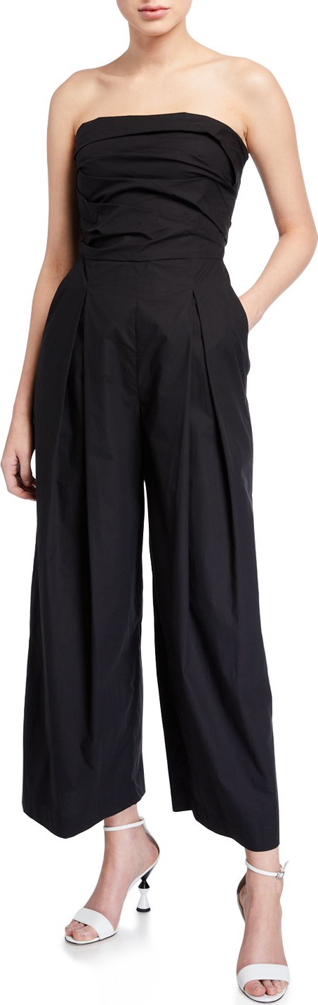 Rachel Comey Tristan Strapless Poplin Jumpsuit