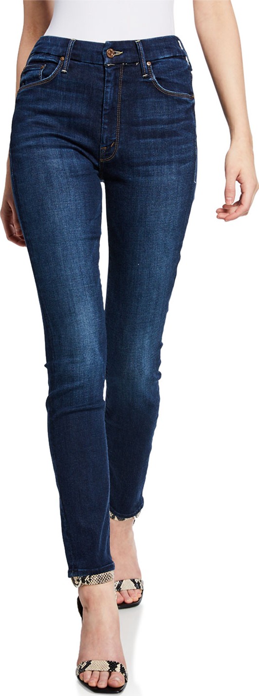 MOTHER The High-Waisted Looker Ankle Skinny Jeans