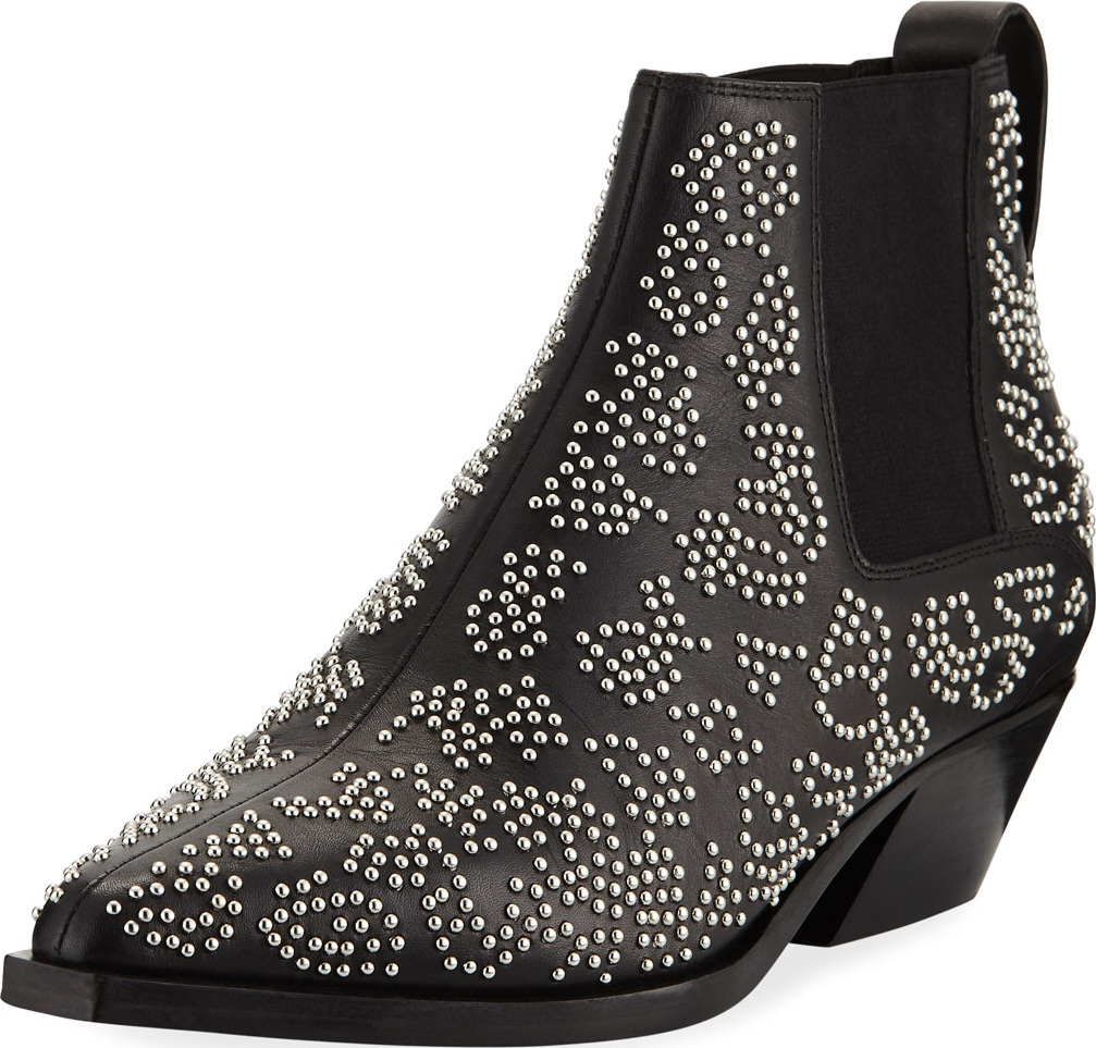 Rag & Bone Westin Leopard-Studded Chelsea Bootie
