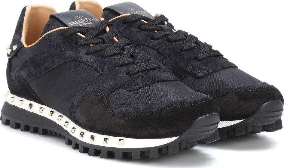 Valentino Valentino Garavani Studded printed sneakers