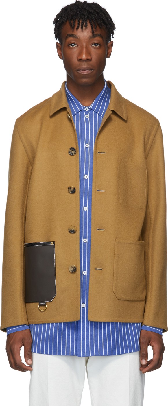 LOEWE Brown Wool & Cashmere Jacket