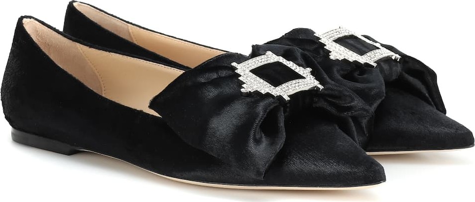 Jimmy Choo Gilly calf hair ballet flats