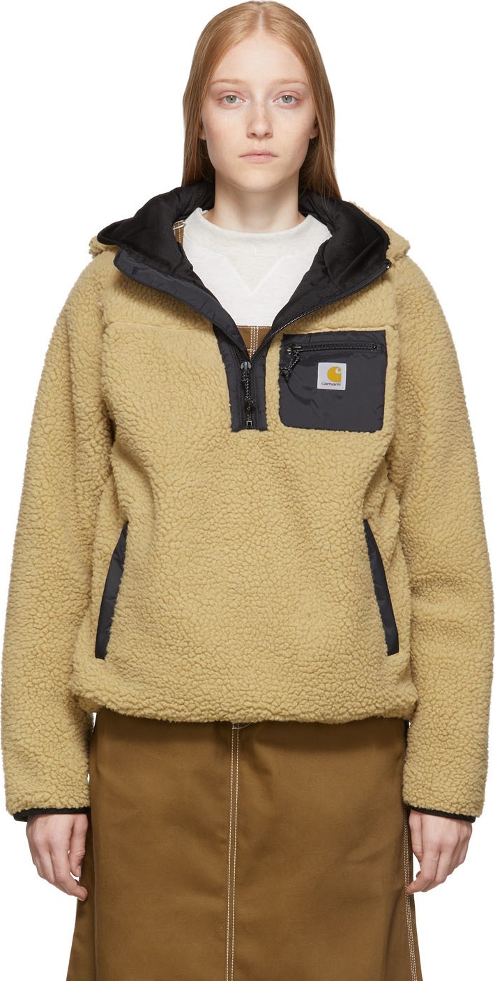 Carhartt Work In Progress Brown Prentis Hooded Pullover