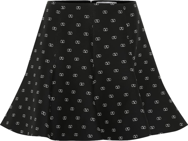 Valentino Wool and silk miniskirt