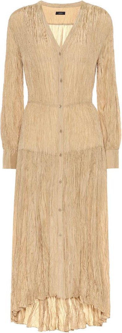 Joseph Falco silk-habotai midi dress