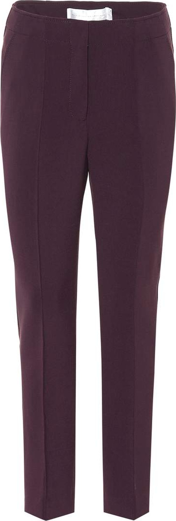 VICTORIA, VICTORIA BECKHAM Wool-blend straight-leg pants