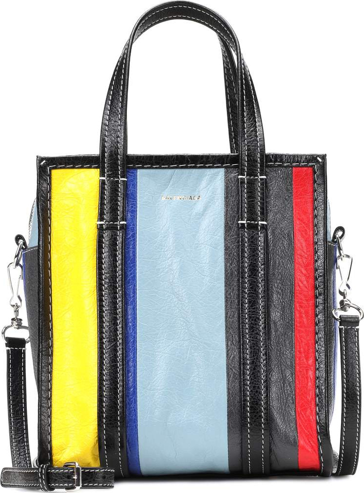 Balenciaga Bazar XS leather shopper