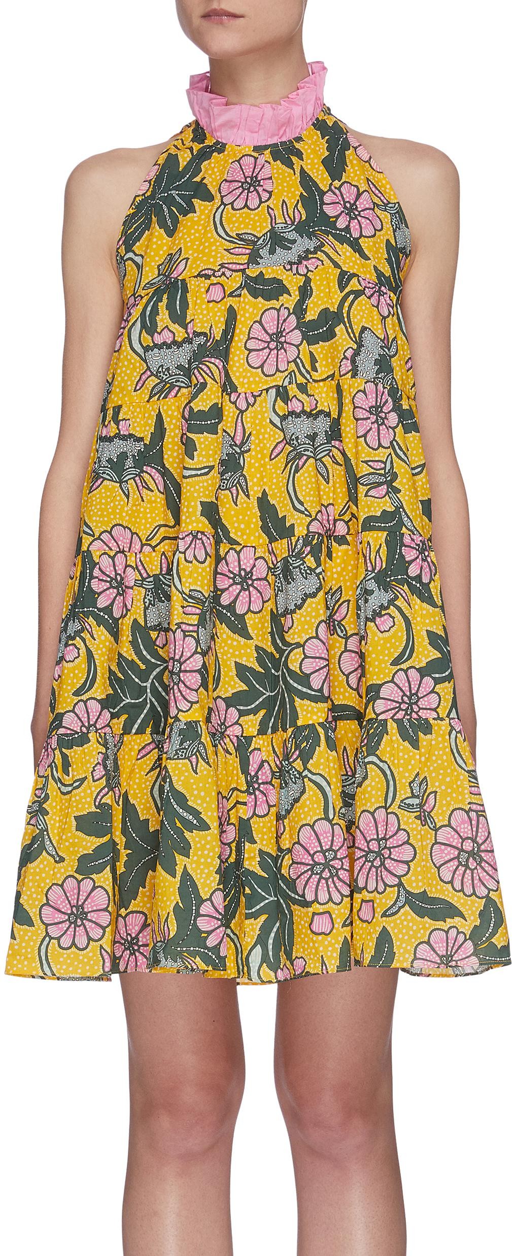 Rhode Resort 'Billy' floral print halter dress