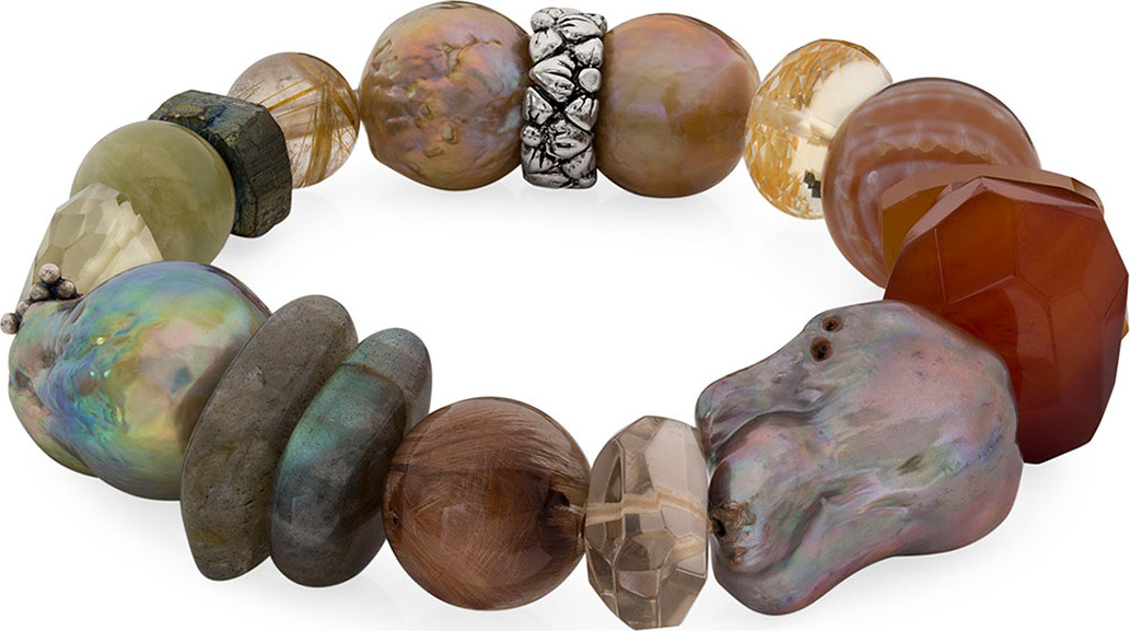 Stephen Dweck Multi-Stone Stretch Bracelet