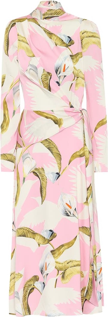 Temperley London Theodora stretch-silk midi dress