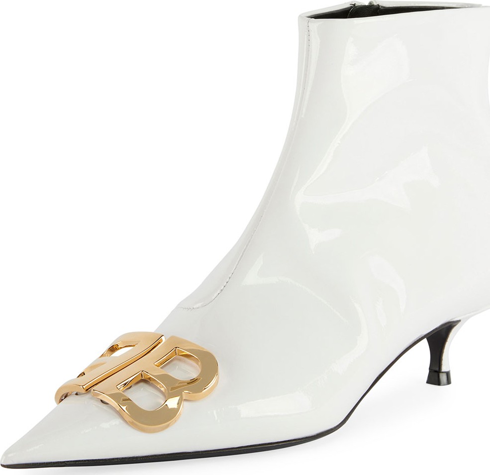 Balenciaga BB Knife Patent Booties