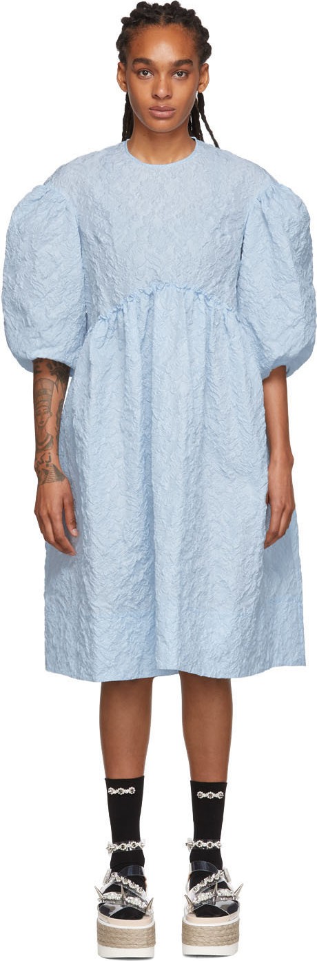 Simone Rocha Blue Smock Dress