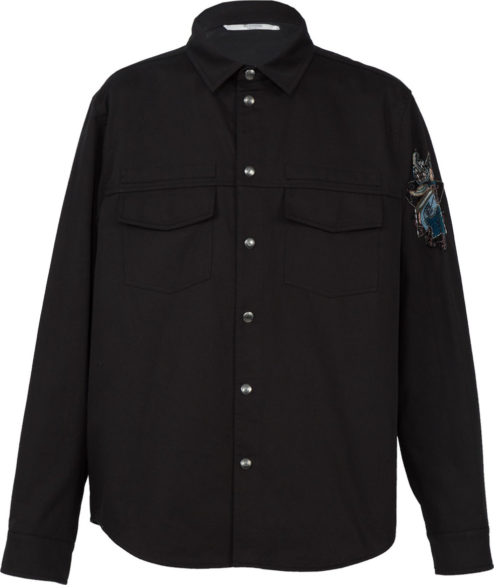 Valentino Embellished denim jacket