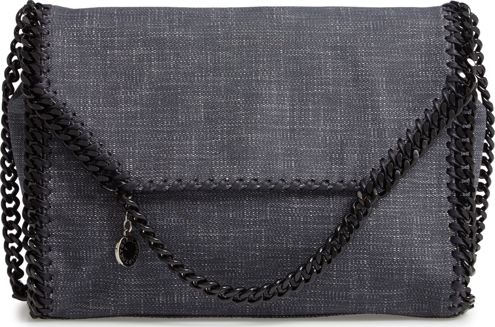 Stella McCartney Large Falabella Denim Shoulder Bag