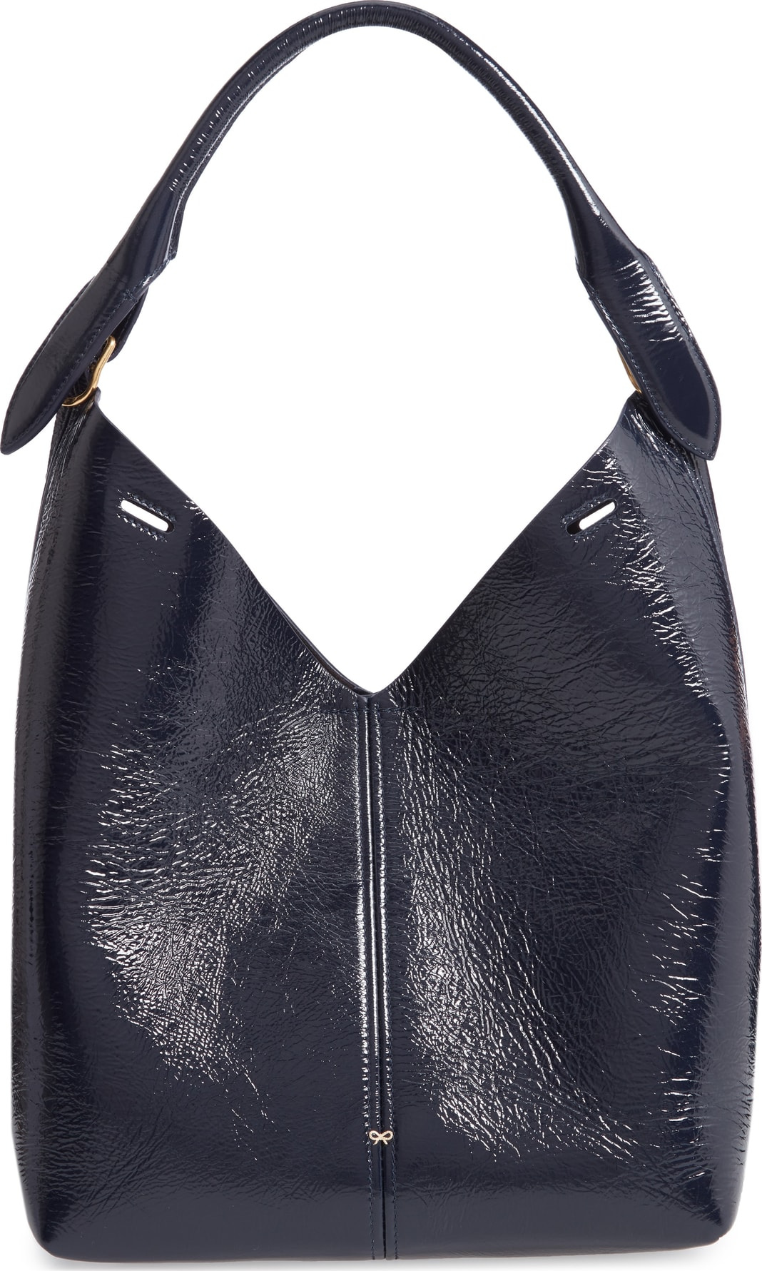Anya Hindmarch Build a Bag Small Patent Leather Base Bag