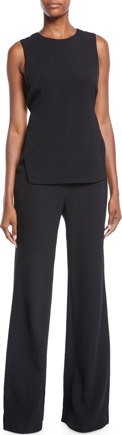 A.L.C. Friedan Open-Back Sleeveless Jumpsuit
