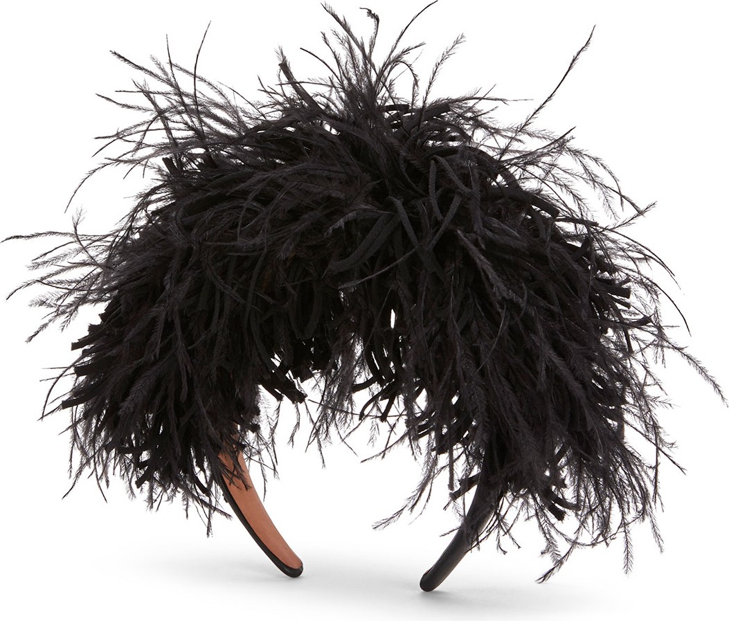 LOEWE Ostrich Feather Headband