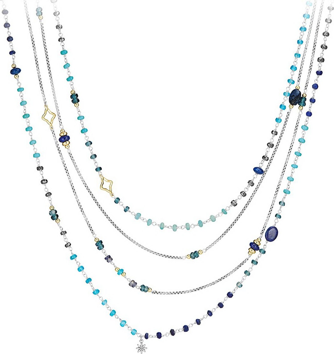 David Yurman Spring Bead Layering Necklace, 82"
