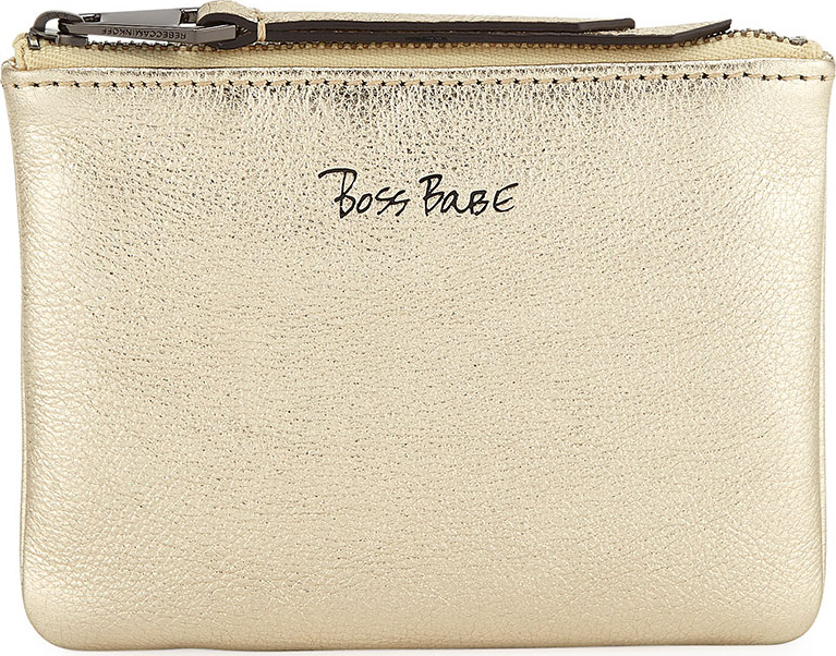 Rebecca Minkoff Betty Boss Babe Pouch Card Case