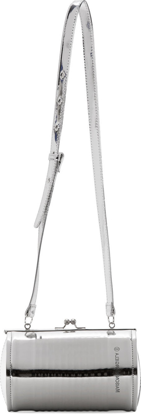 MM6 Maison Margiela Silver Patent Can Bag MM6 Maison Margiela Silver Patent Can Bag