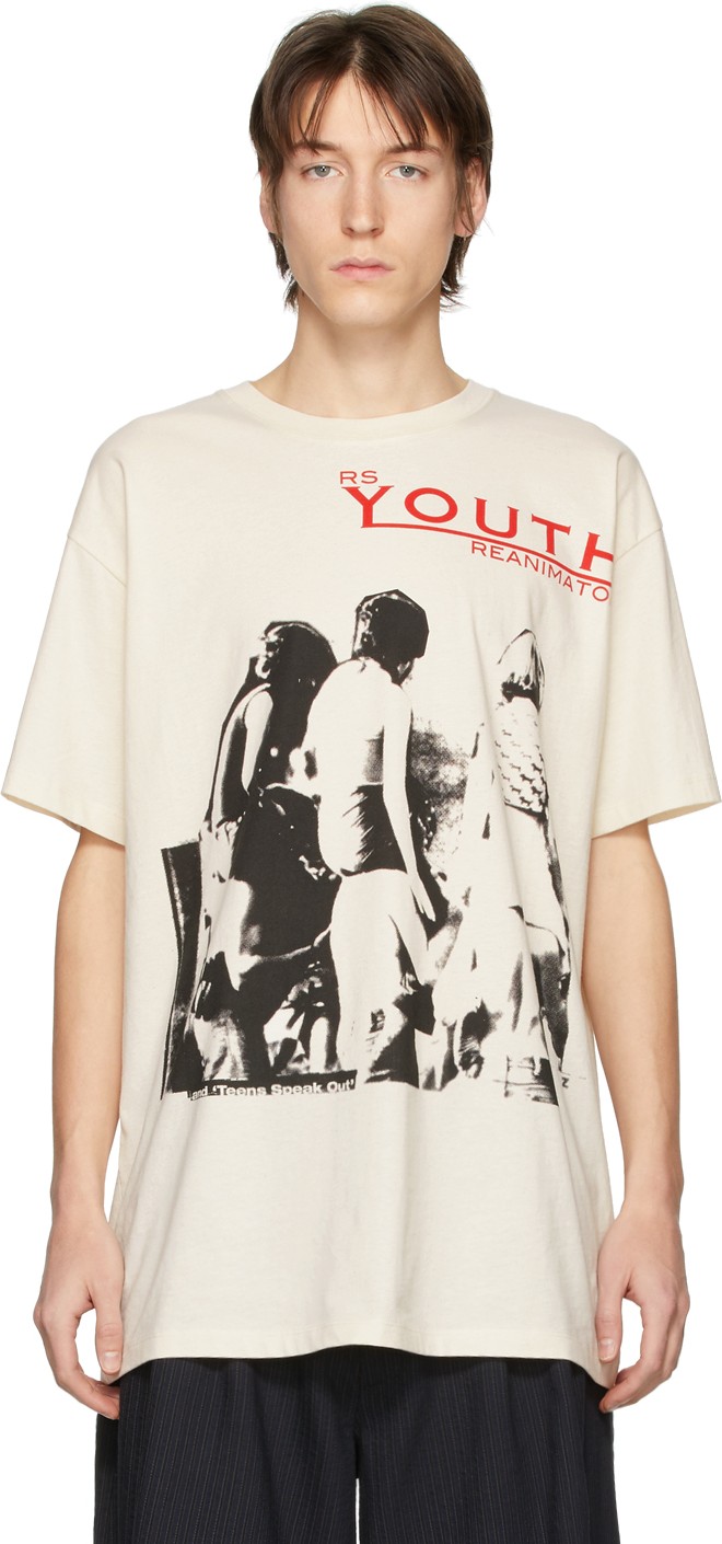 Raf Simons Off-White 'Youth Reanimator' T-Shirt