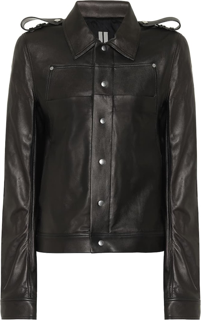 Rick Owens Babel leather jacket