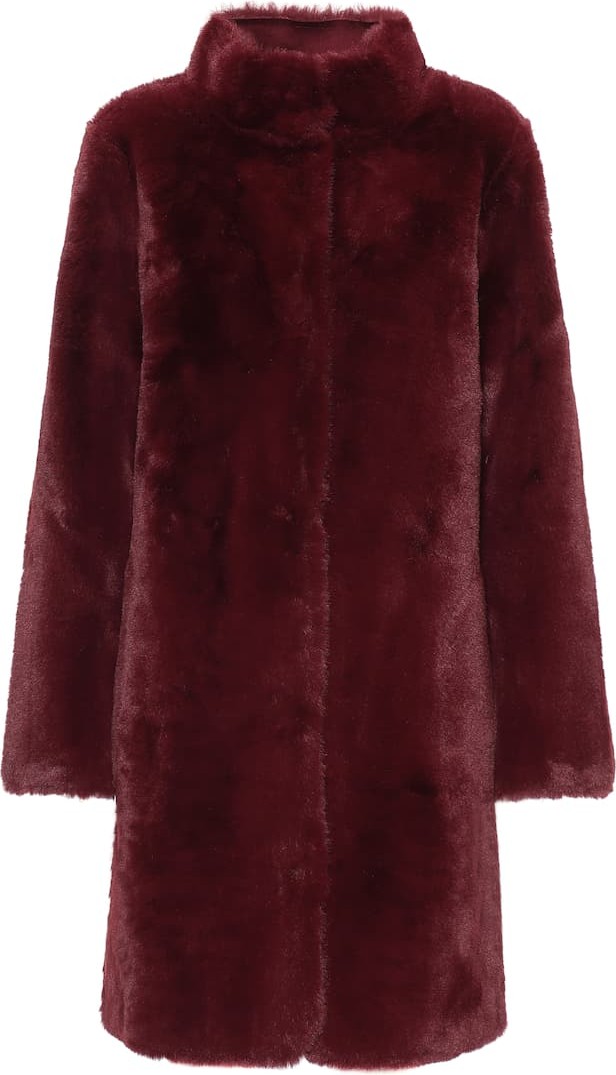 Velvet By Graham & Spencer Mina faux fur reversible coat
