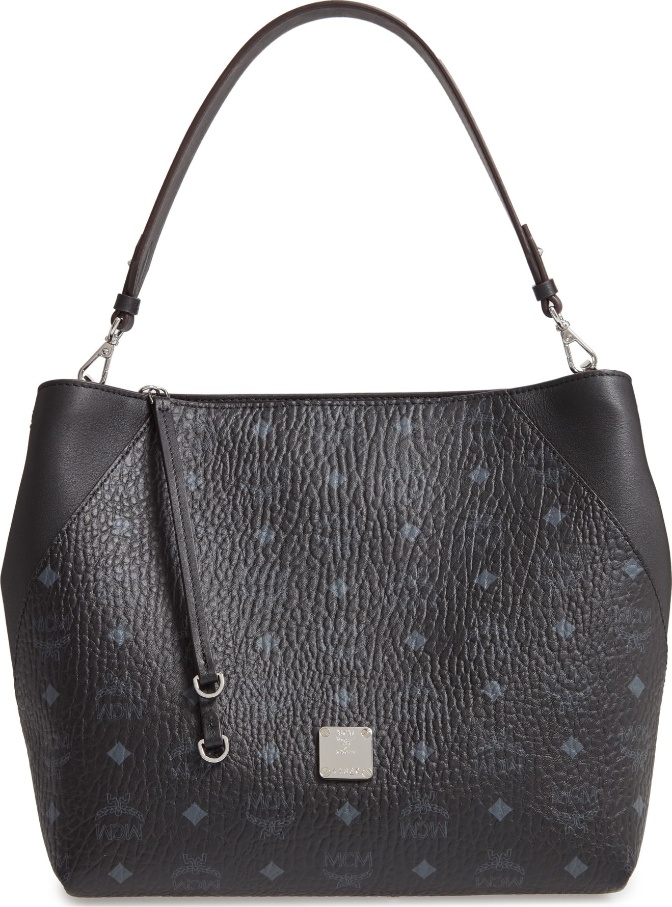 MCM Medium Klara Visetos Coated Canvas Hobo