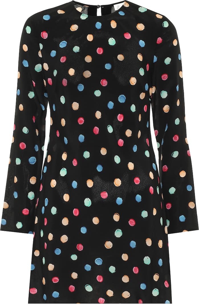 RIXO LONDON Vanessa silk-crêpe dress