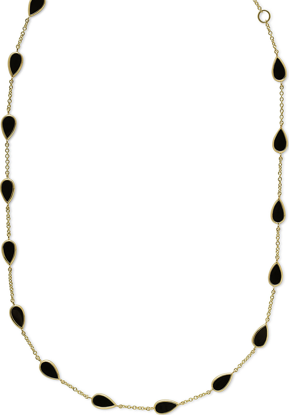 IPPOLITA 18K Rock Candy Small Mother-of-Pearl Pear-Station Necklace