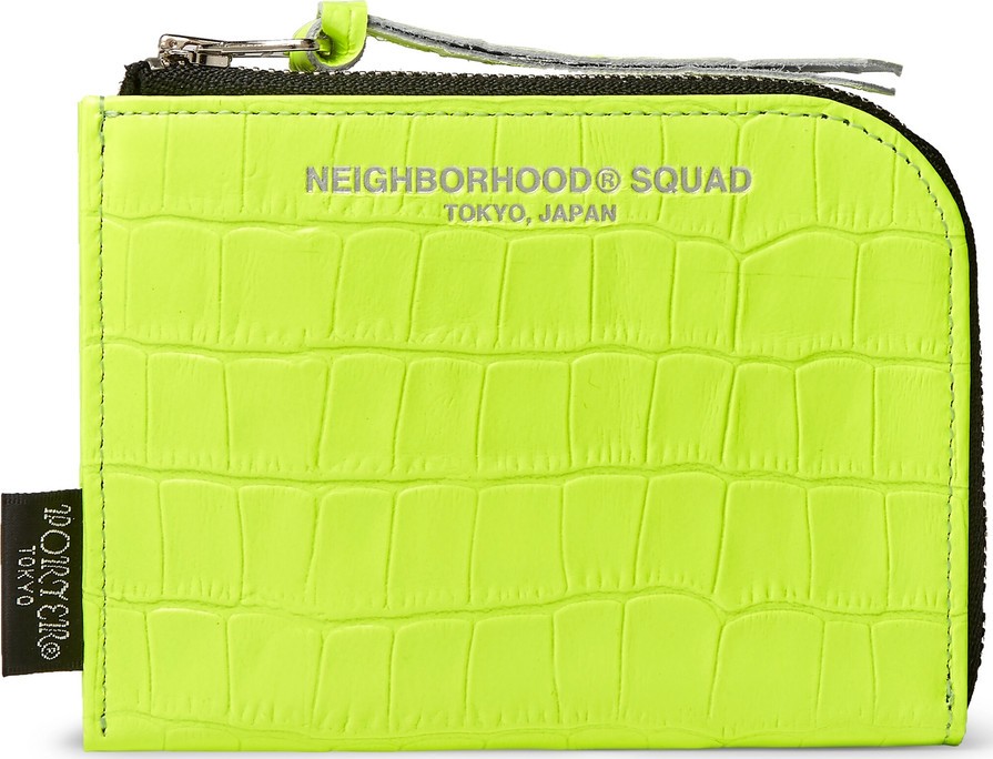 Neighborhood + Porter-Yoshida and Co Croc-Effect Leather Zip-Around Wallet