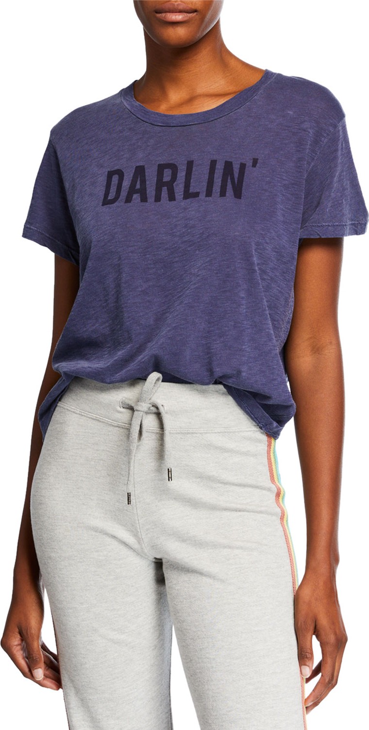 SUNDRY Darlin' Crewneck Short-Sleeve Vintage Tee