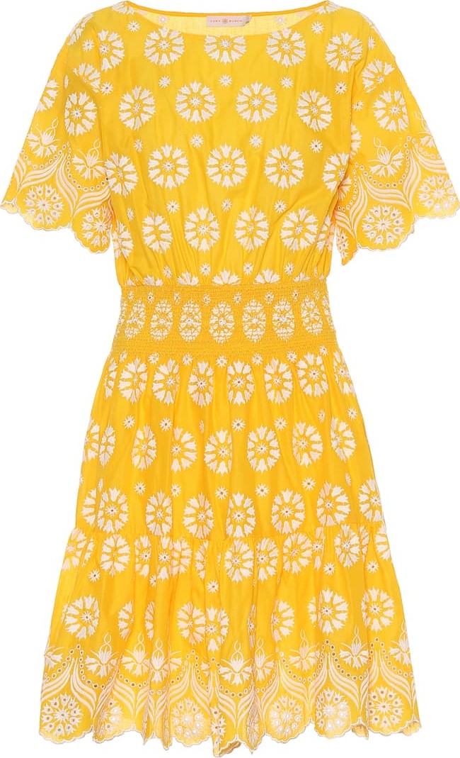 Tory Burch Embroidered cotton dress