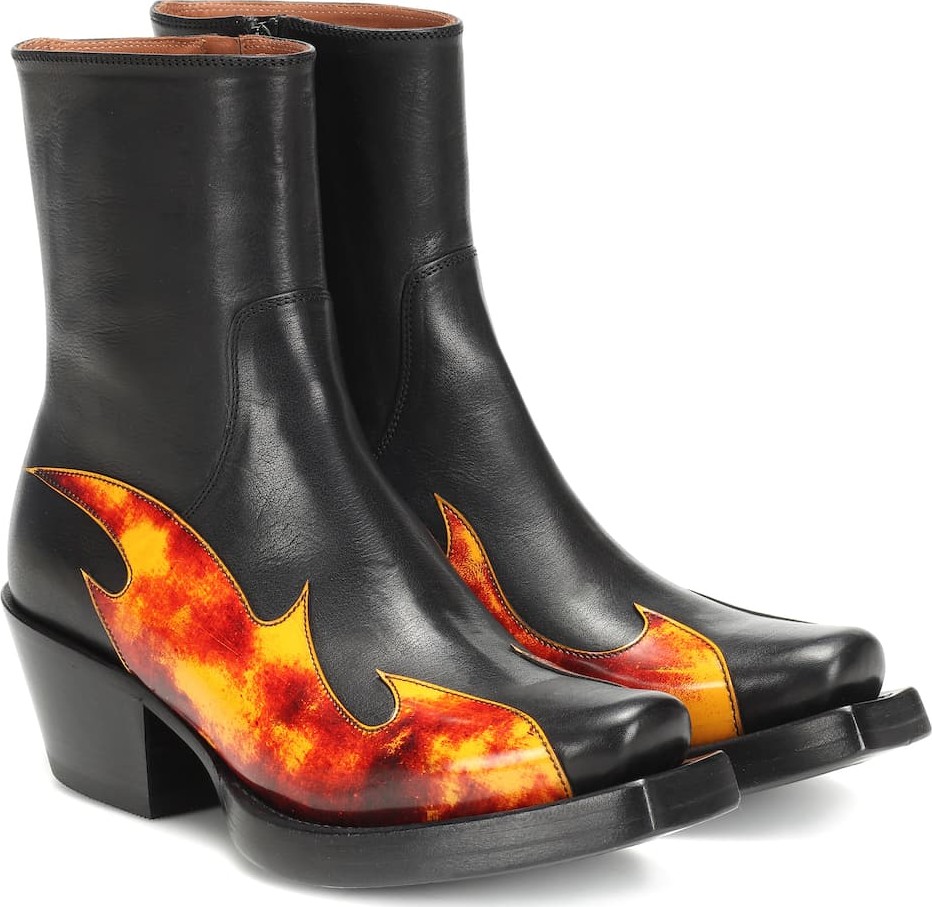 Vetements Leather ankle boots