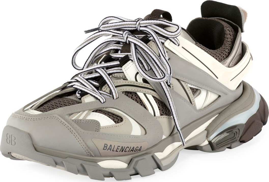 Balenciaga Women's Track Mixed-Media Sneakers