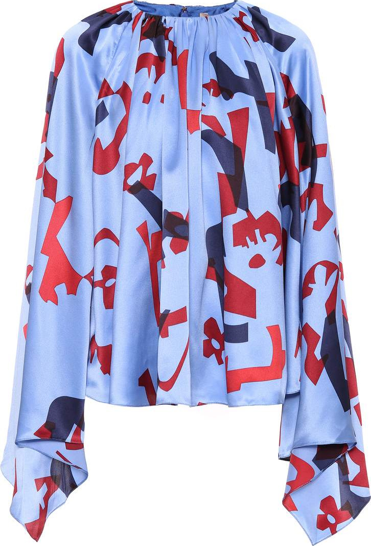 Roksanda Giana printed silk blouse
