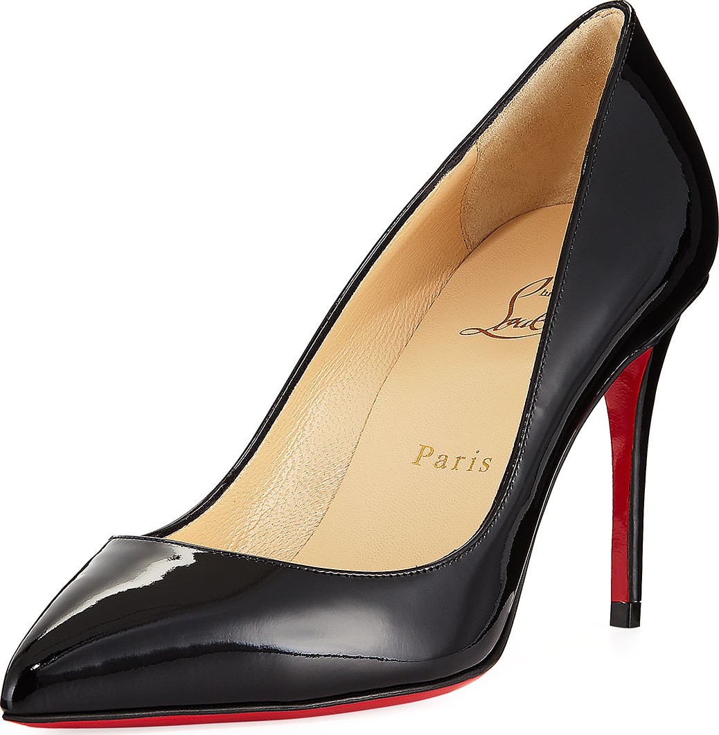 Christian Louboutin Pigalle Follies 85mm Patent Red Sole Pump