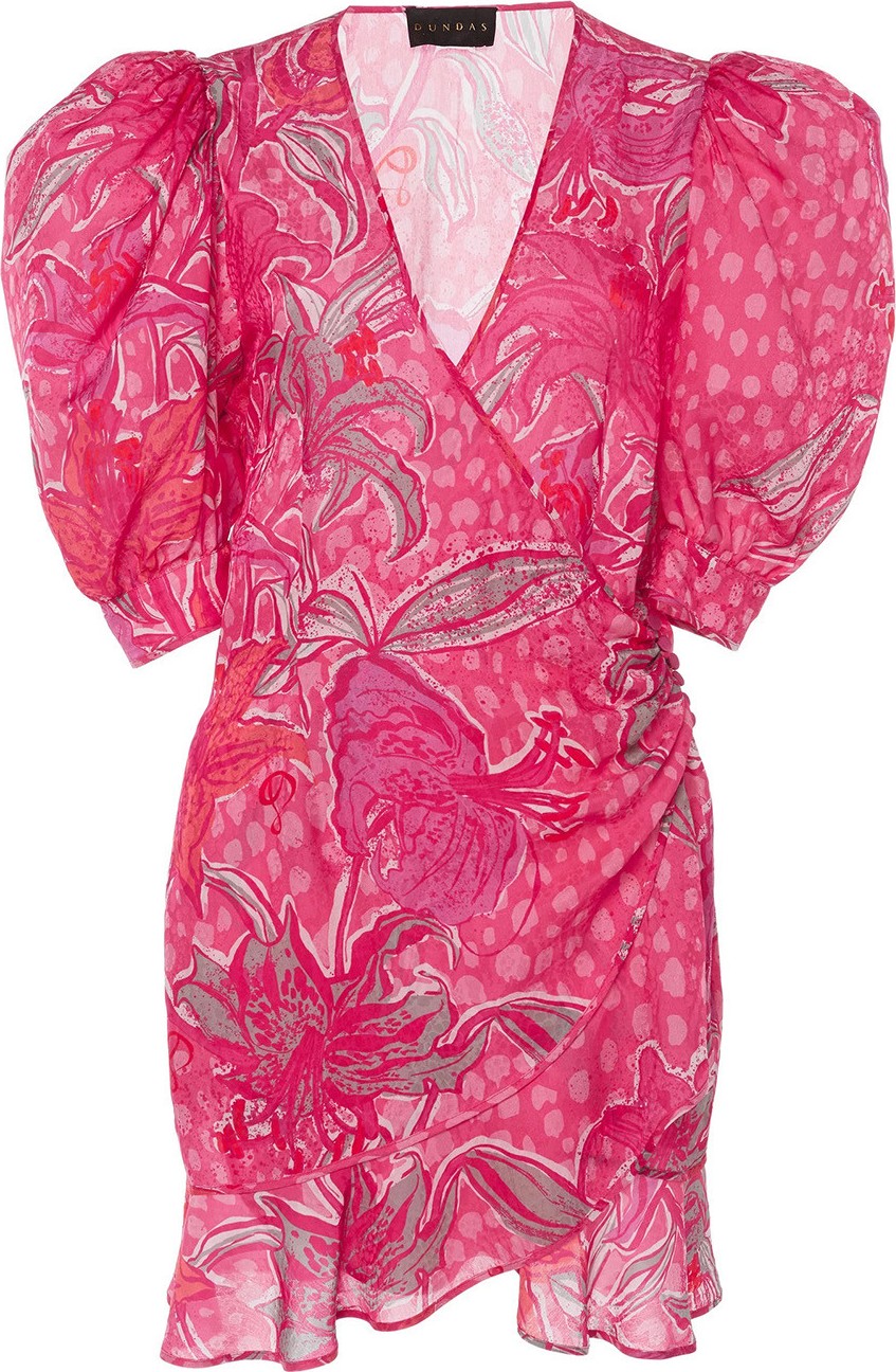 Dundas lilly print dress