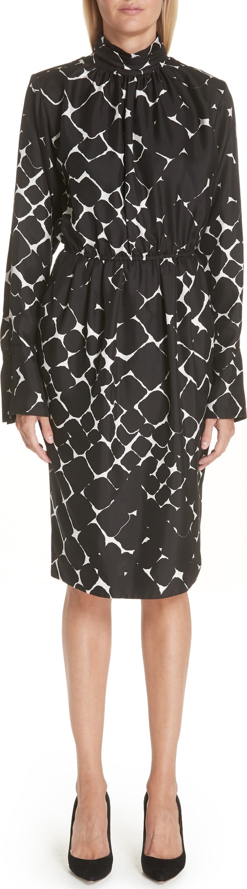 MARC JACOBS Boulder Print Silk Dress