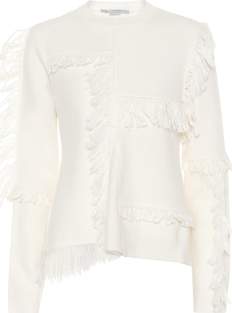 Stella McCartney Fringed wool sweater