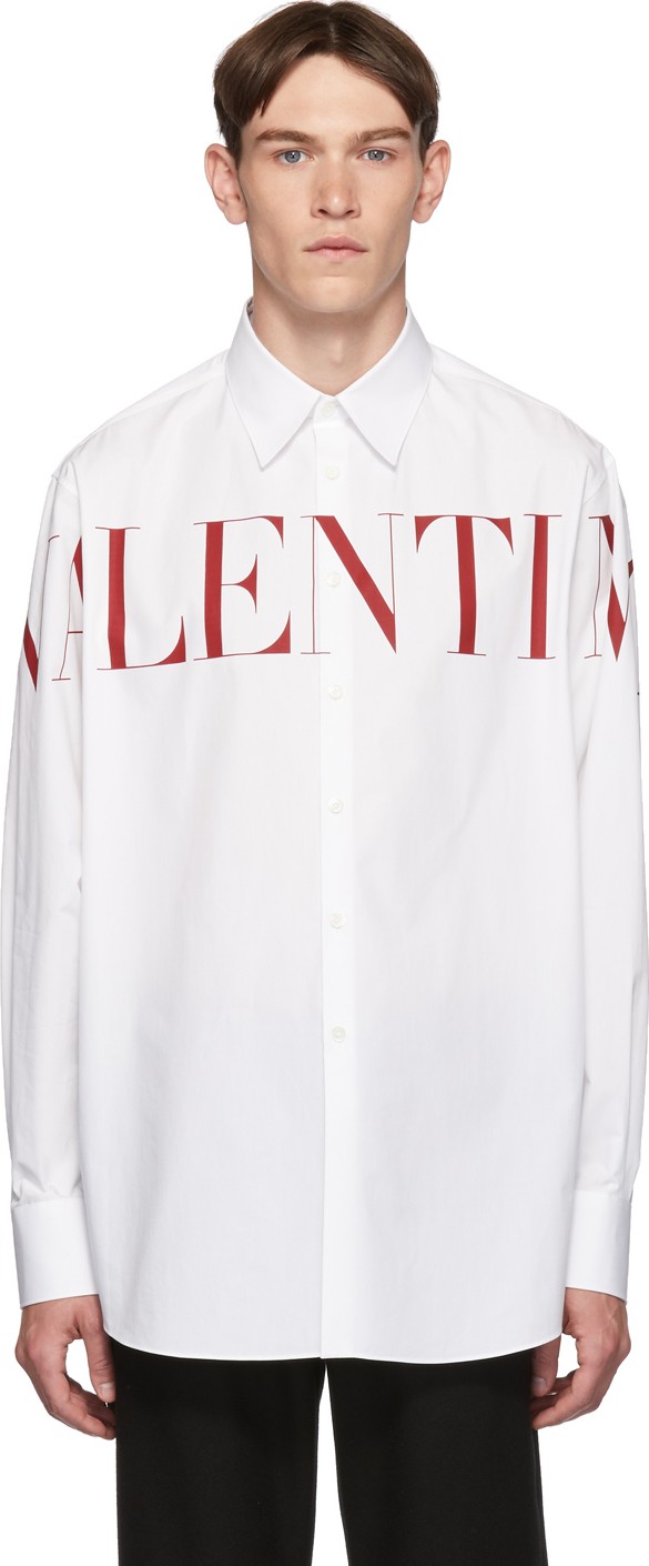 Valentino White Logo Shirt
