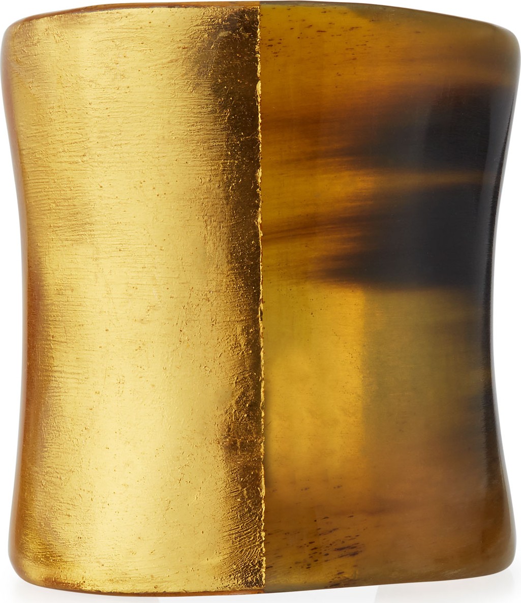 Viktoria Hayman Natural Horn & Golden Cuff
