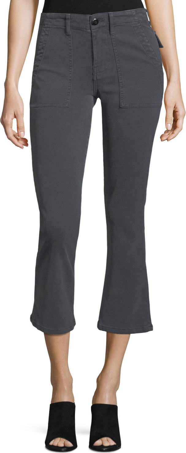 THE GREAT. The Army Nerd Mid-Rise Stovepipe Pants