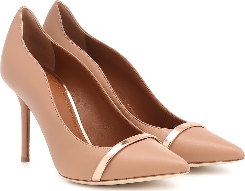 Malone Souliers Maybelle 85 leather pumps