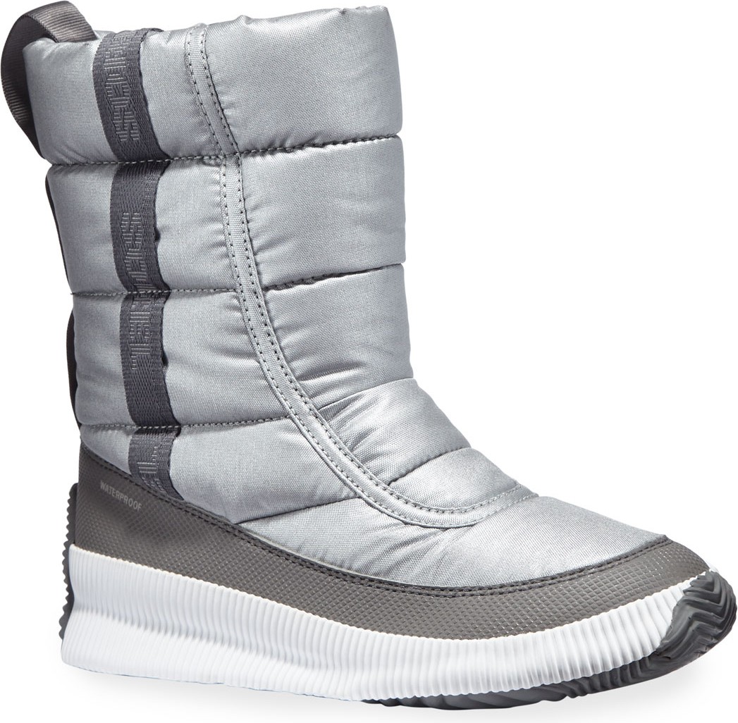 Sorel Out 'N About Mid Puffy Metallic Waterproof Boots