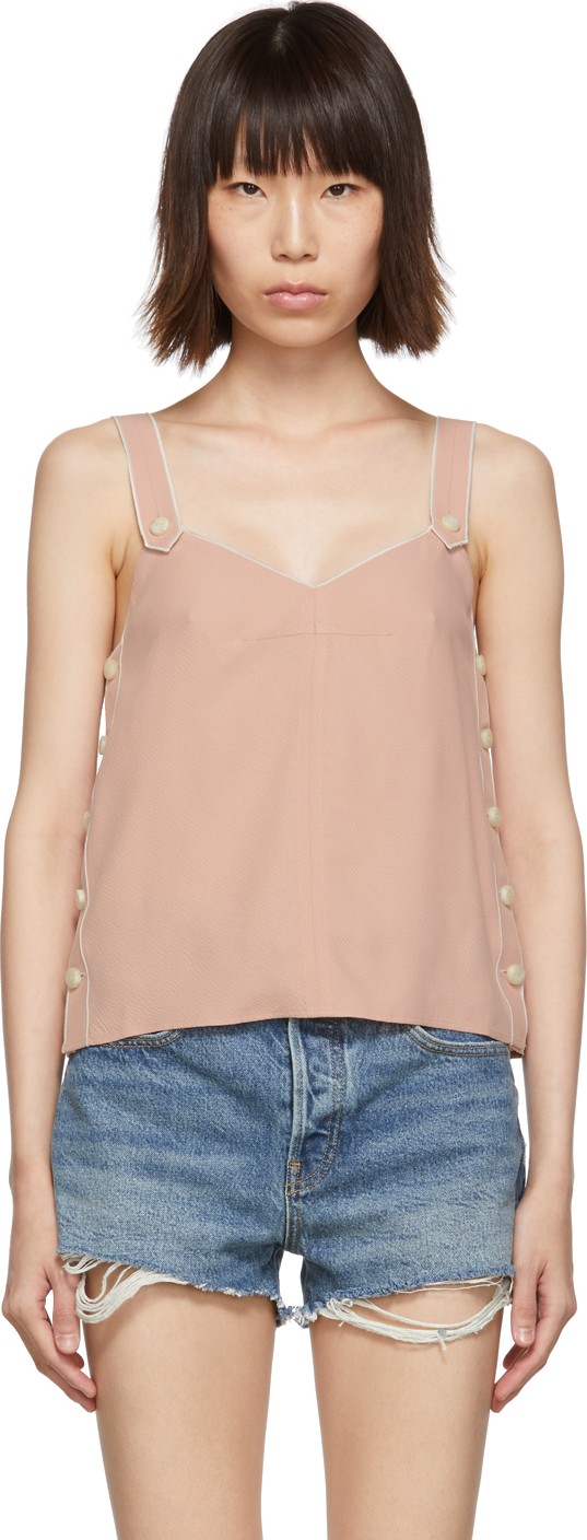 Rag & Bone Pink Tia Tank Top