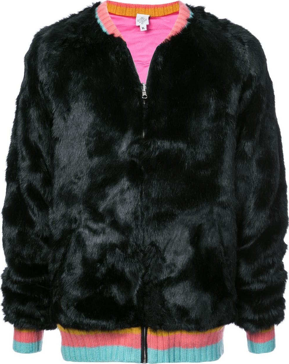 The Elder Statesman faux fur bomber jacket