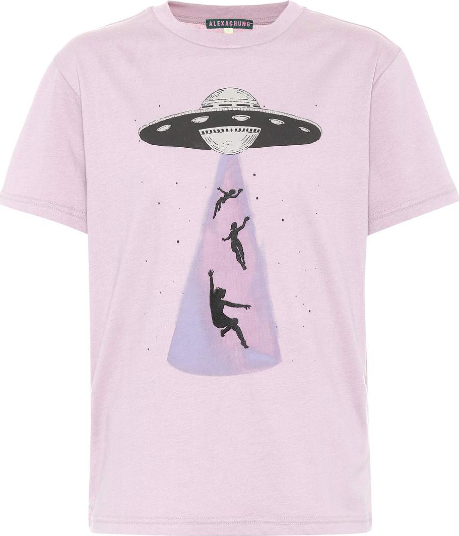 Alexachung Printed cotton T-shirt
