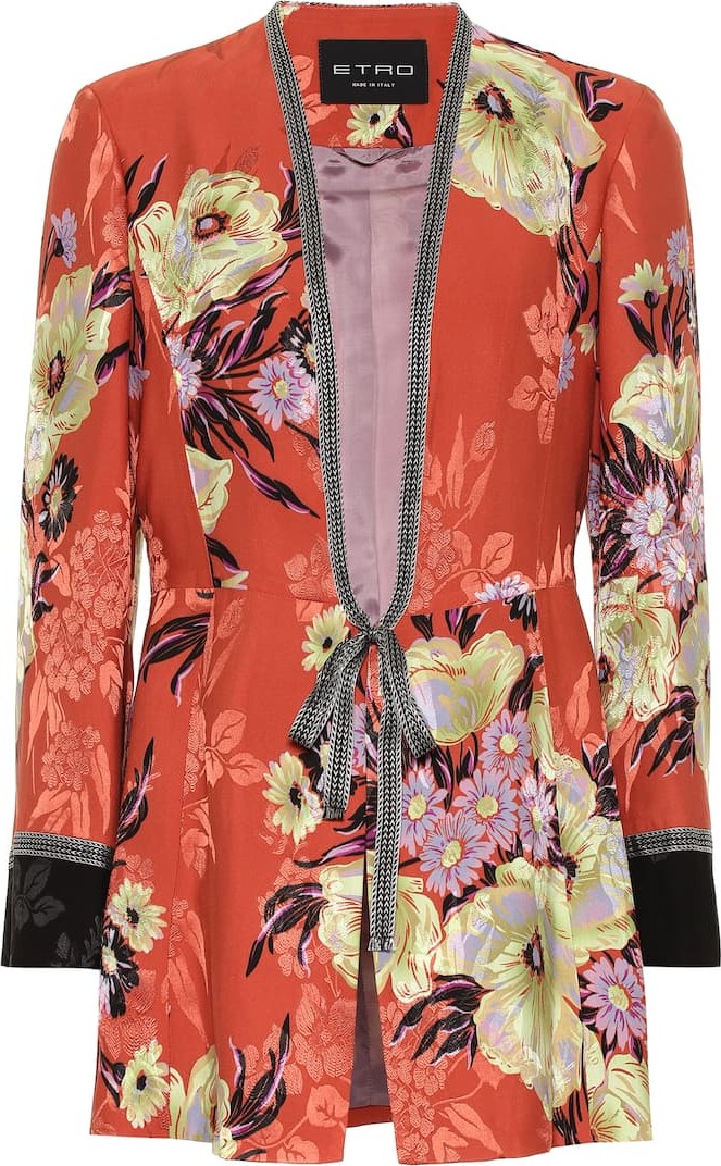 Etro Floral silk-blend jacquard jacket
