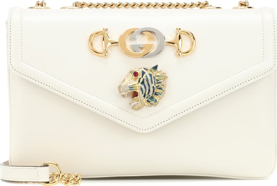 Gucci Rajah Medium leather shoulder bag